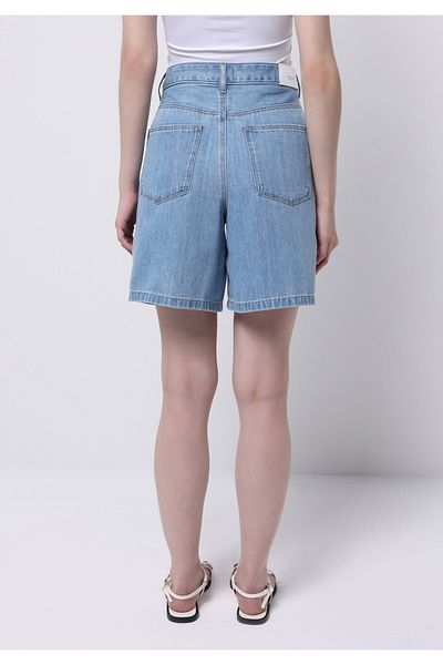 Colin's Loose Fit High Waist Straight Women's Indigo Jean Shorts