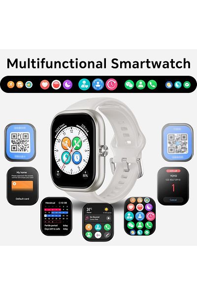 HONOR Choice Smartwatch for Men and Women, Bluetooth Calling, 1.95 Inches Smartwatch with SpO2