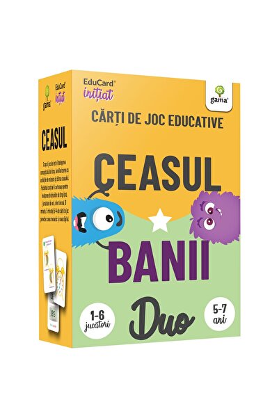 Editura Gama Ceasul. Banii. Pachete Duo EduCard
