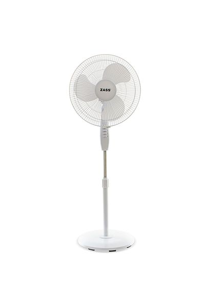 Zass ZF 1614 pedestal fan with djustable height , 45W, 3 speeds, oscillation left-right