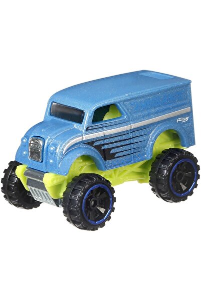 mattel Mașină de jucărie Hot Wheels cu livrare de produse lactate care își schimbă culoarea