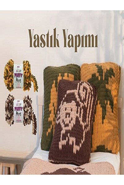 Alize Puffy More El Örgü Ipi Ipliği Yünü