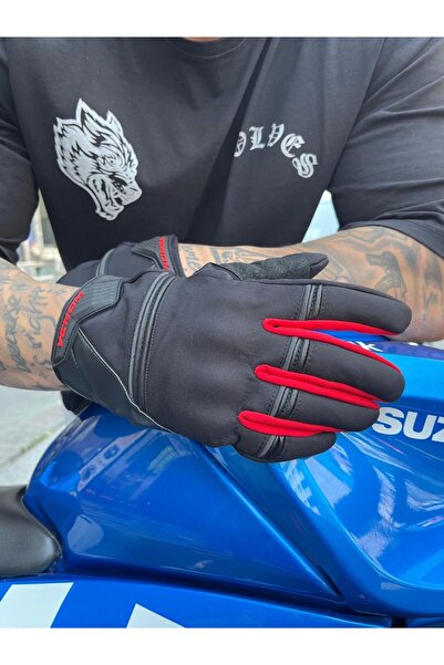 VENOM 9020 KIRMIZI-SİYAH YAZLIK ELDİVEN