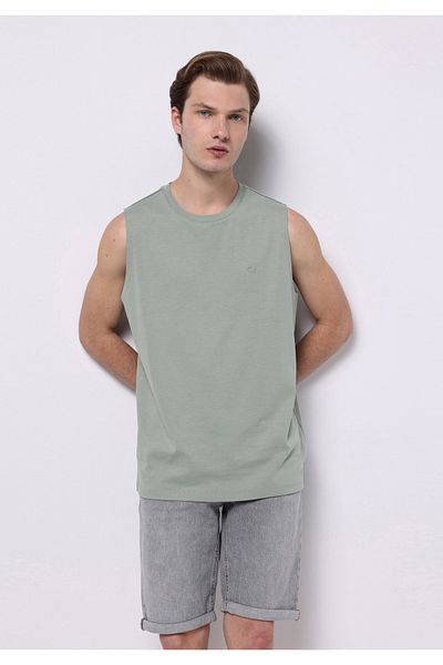 Colin's Regular Fit Men's Green Undershirt