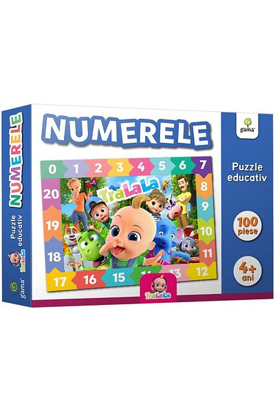 Editura Gama Numerele/Puzzle educativ TraLaLa
