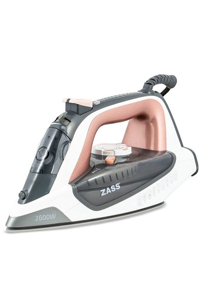 Zass Steam iron Zass A 21, 2600w, 150g/min steam jet, ceramic soleplate, 380ml tank adjustable thermostat