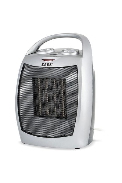 Zass ZCFH 02 aerotermă ceramică cu ventilator, putere 1500W, termostat, funcție de ventilație, indicator luminos