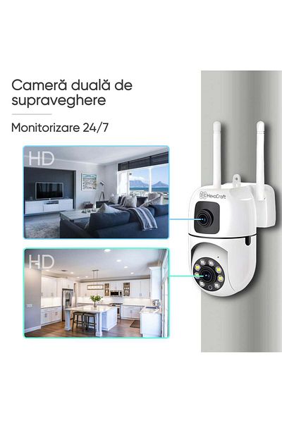 HexaCraft HexaEye Dual WIFI CCTV Video Surveillance Camera