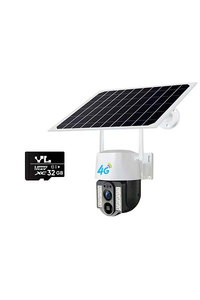 HexaCraft PTZ video surveillance camera, Solar panel and SIM card, HexaEye
