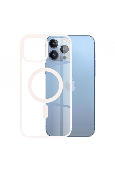 Techsuit Husă pentru iPhone 13 Pro Max - Techsuit MagSafe Pro - Roz Nud