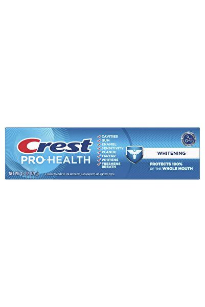 CREST Toothpaste, Crest 3D White, Pro-Health, Whitening, Teeth Whitening Effect, 121gr
