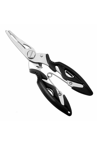 OEM Clește universal de pescuit, argintiu/negru, 12,5 cm