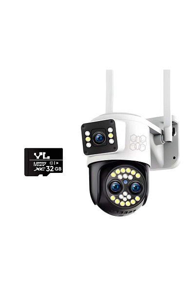 HexaCraft CCTV Video Surveillance Camera 3 Ultra HD Cameras, WIFI, HexaEye