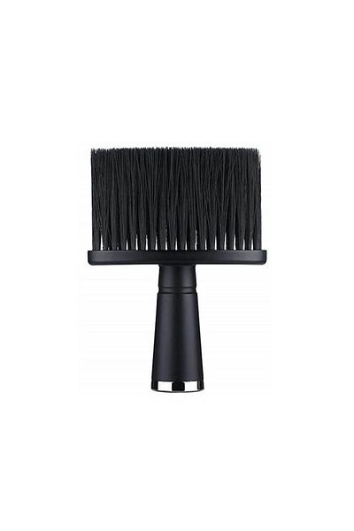 OEM Oval barber's brush, 14 x 9.5 cm, black