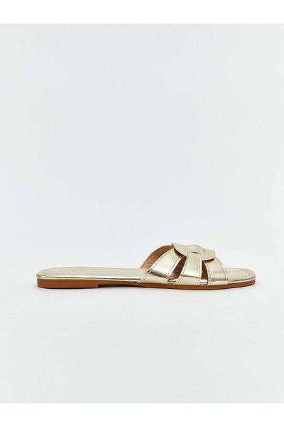 LC Waikiki New Season Leather Look Women's Home Slippers - S5Jh85Z8