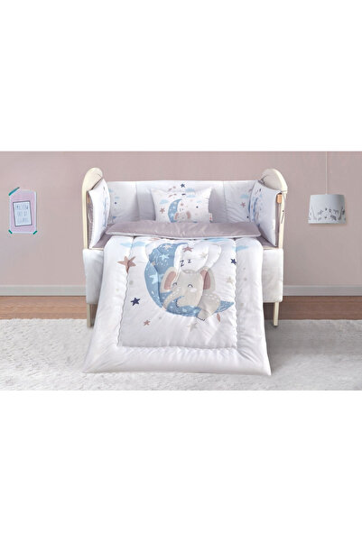 Red Rose مفرش حواجز سرير اطفال 5 قطع صيفي ليمنح طفلك الراحة