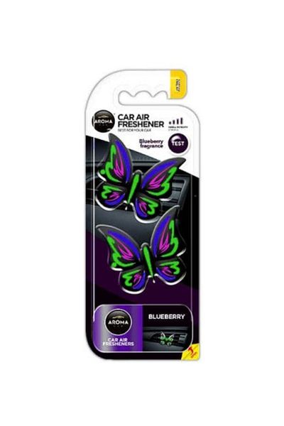 Aromacar Odorizant auto Aroma Car Fancy Shapes Butterfly Blueberry