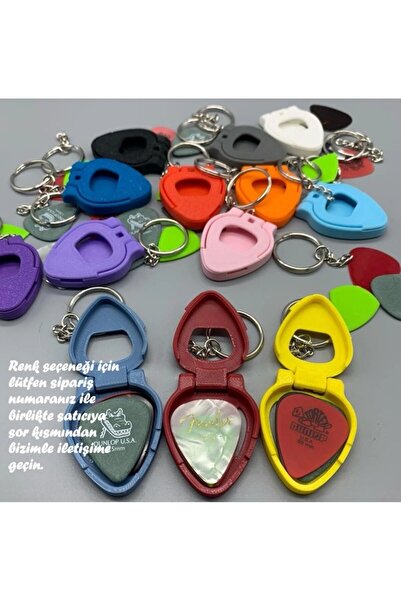 genomera سلسلة مفاتيح حامل جيتار بليكتروم