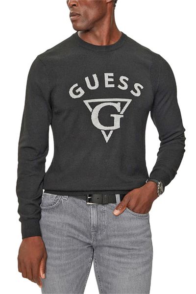 Guess Edgar Men's Silk Wool Blended Knitwear
