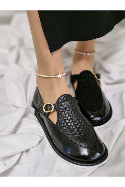 aayak&kabımofficial Genuine Leather Stylish and Comfortable New Season Women's Shoes – Modern Touch to Summer Combinations