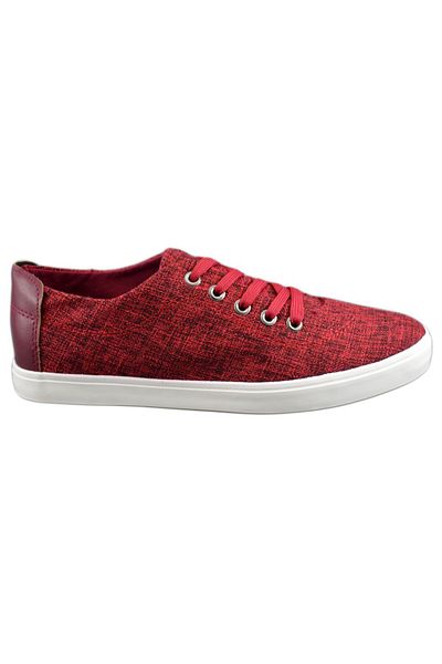 THEICONIC Men's Sneakers Jeans Red V
