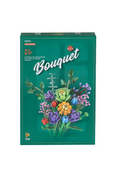 Toptan Bulurum P655001 Panlos Flower Bouquet 999 Piece Block Set Vagon Life