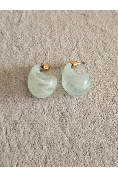 SiestaAccessories Blue Color Acrylic Small Drop Earrings