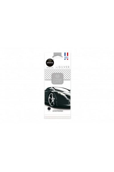 Aromacar Odorizant auto Aroma Car Prestige Card, Argintiu