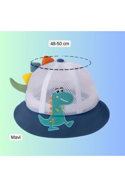 darko Funny Baby Hat with Mesh Dinosaur Dinosaur Summer Girl Boy Children Cute Sun Hat Rex T-Rex