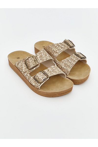 LC Waikiki Double Striped Women's Slippers