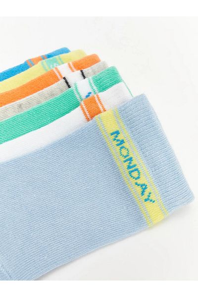 LC Waikiki Чорапи за бебешко момче с ботуши, 7 броя, сини, LCW - S4OI04Z1
