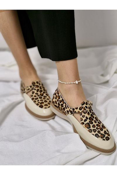 aayak&kabımofficial Leopard Patterned Genuine Leather Women's Shoes – the Place Where Elegance and Comfort Meet