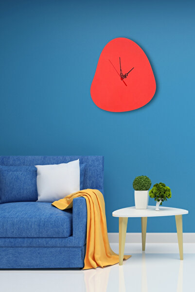 Kutaydan Değişik Şekilli Birinci Sınıf Orijinal Lazer Kesim Mdf Duvar Saati -...