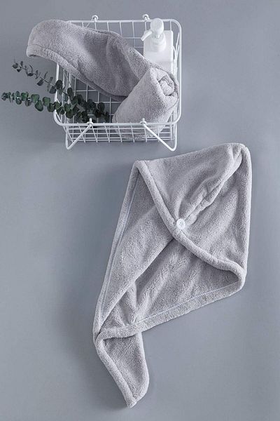 sternen glanz 2Pcs Queen Cotton Buttoned Hair Drying Cap