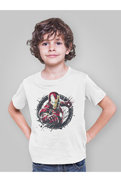 SEVBANO Dizajn Ironman Ironman štampana unisex filmska dječja majica (1-12 go...