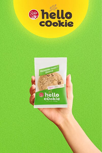 Söke Hello Cookie Macadamia Fındıklı & Çikolatalı Cookie Kurabiye 40gr
