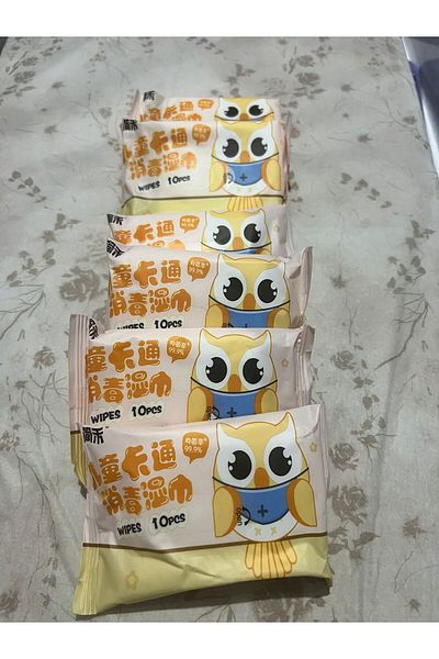 demirosa 6 Packs of Cute Wet Wipes 60 Pieces