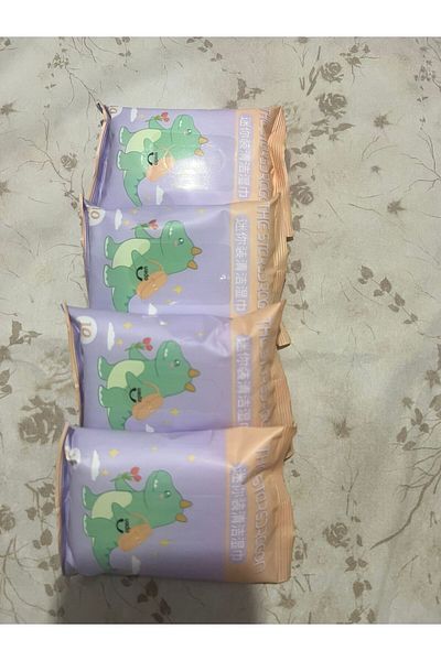 demirosa 4 Packs of Cute Wet Wipes 40 Pieces