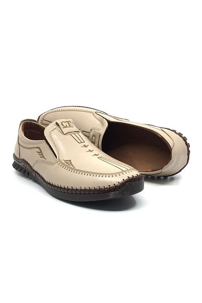 CATELLİ 100% Leather Orthopedic Men's Summer Comfortable Daily Laser Printed Sandal Shoes New Season 40-45