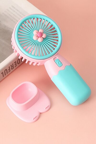 Wexta Taşınabilir Mini Fan Soğutucu Masa Üstü Vantilatör Usb Şarjlı Pratik