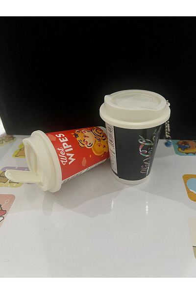 demirosa 2 Wet Wipes with Keychain