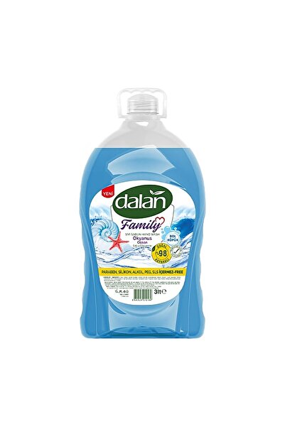 Dalan Family Liquid Soap Ocean 3 L 4 Pcs
