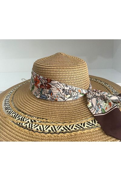 demirosa Women's Straw Beach Hat