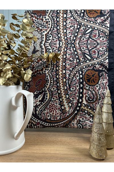 Zalifra Ethnic Pattern, Cotton, Easy Shape Shawl
