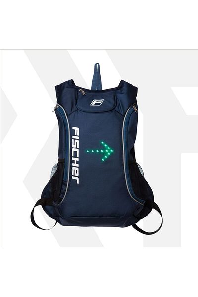 Fischer Rucsac Pentru Bicicleta Cu Functie Led Semnalizare Integrat,
