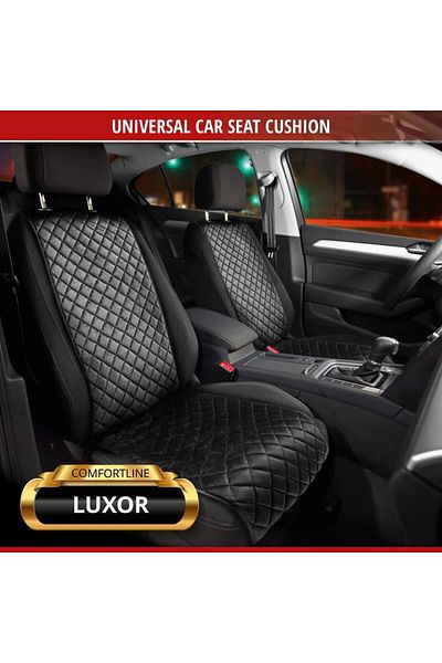 Walser Husa auto scaun fata, Comfortline Luxor, matlasata cu strat antiderapant, Walser, universal, negru