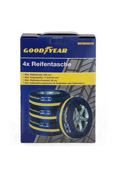 Goodyear Set huse cauciucuri, Goodyear, diametru total maxim al rotii (janta + anvelopa) 65 cm, 4 buc