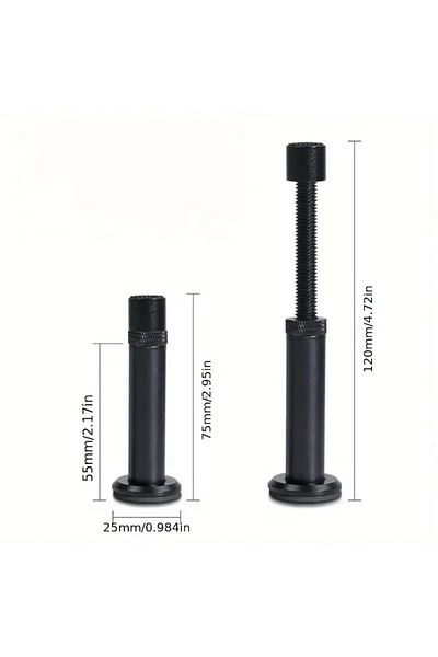 OEM GPU Bracket Support, adjustable length, chassis magnet, 75-120 mm, black