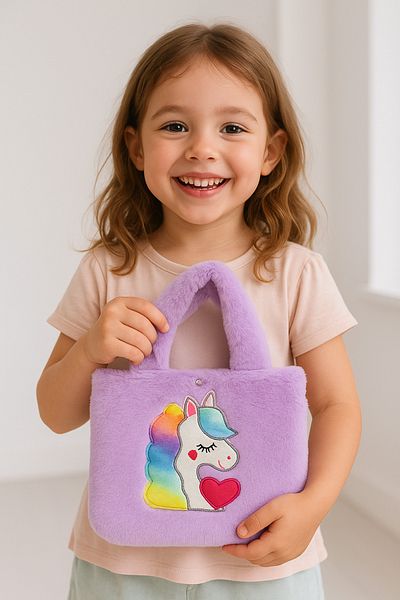 Polly Toys Bag Plush Unicorn 40 cm