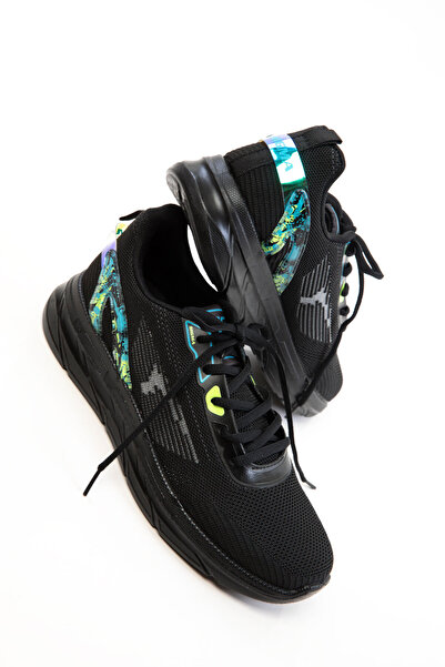 SOHO Schwarz-Schwarzer Herren-Sneaker 20664